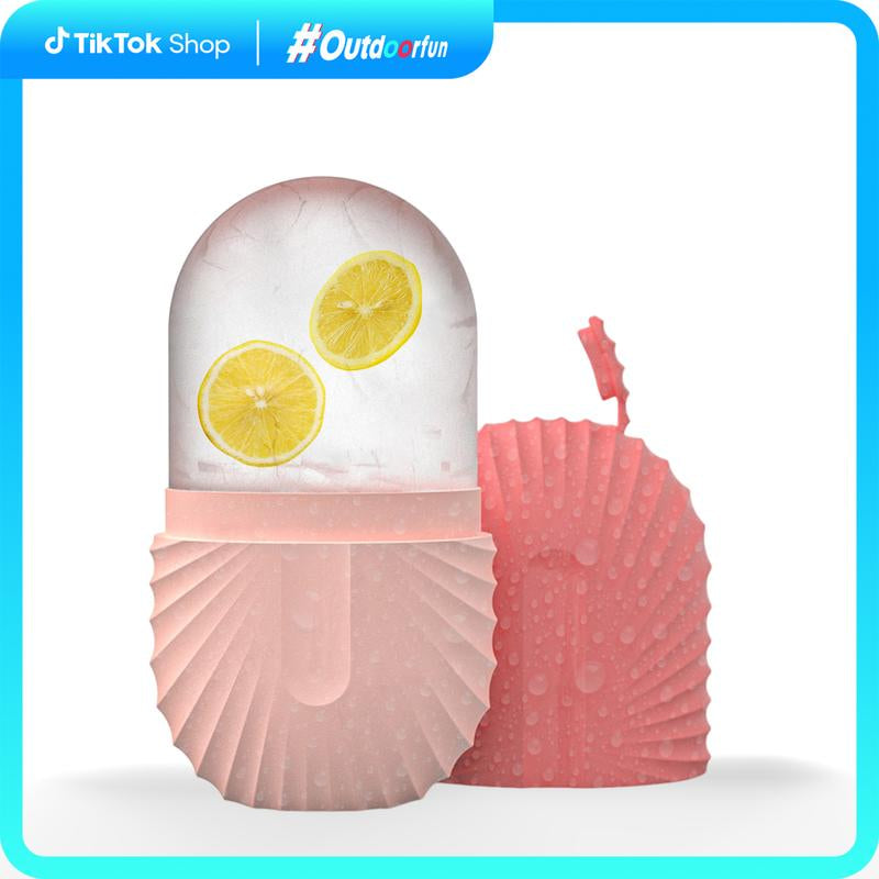 Facial Tool,Ice Molds for Face and Eyes, Beauty Ice Roller Tube, DIY Cooling Facial Cube for Face, Eyes, Swelling, Soothing & Joint Massage, Outdoorfun